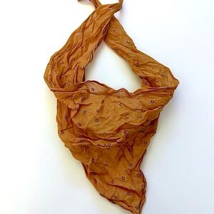 🧡🔥🧣Madewell Orange Lightweight Scarf